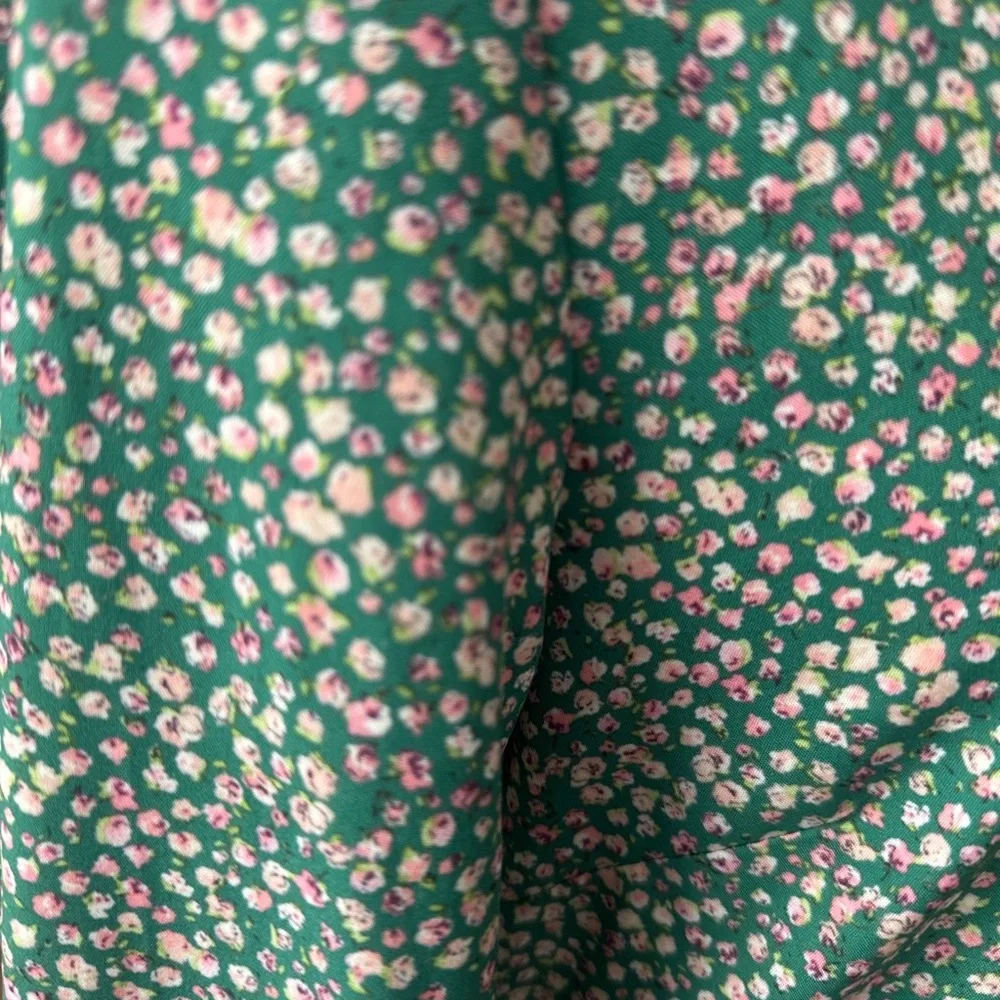 Floral Green Dress - Picture 2 of 5